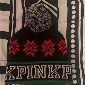 pink beanie